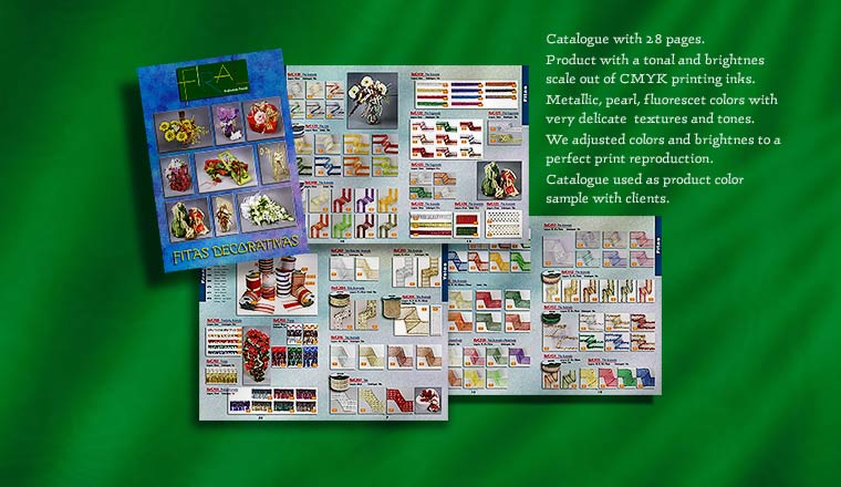 ribbons catalogue design