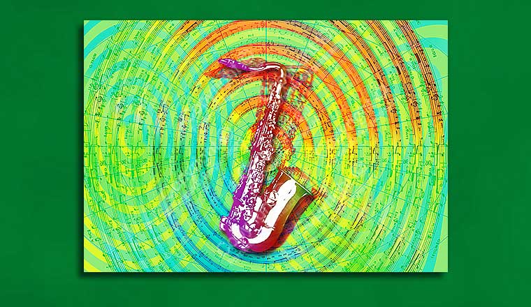 illustration about music instrument