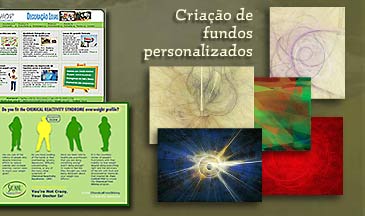 criação de fundos personalizados